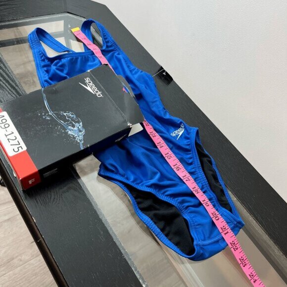 Speedo Women's Blue One Piece Swimsuit - Picture 6 of 10